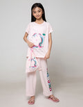 Boboo Setelan Piyama Anak Perempuan Lengan Pendek Unicorn Dreams Day & Night