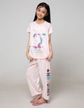 Boboo Setelan Piyama Anak Perempuan Lengan Pendek Unicorn Dreams Day & Night