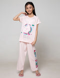 Boboo Setelan Piyama Anak Perempuan Lengan Pendek Unicorn Dreams Day & Night