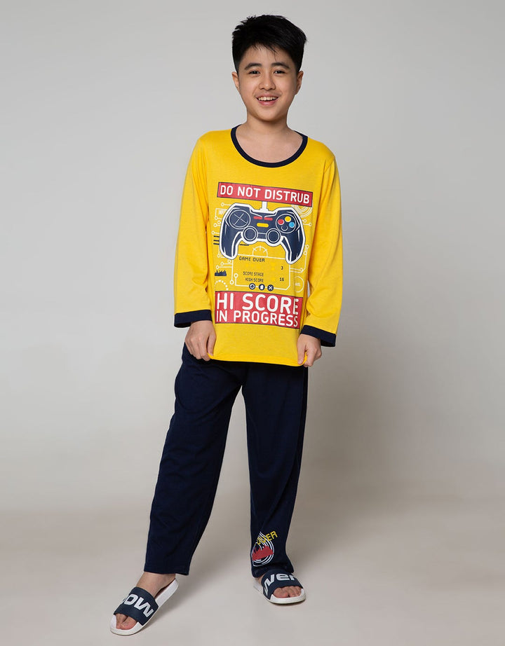 Boboo Boys Pajamas Long Shirts Pants Video Game Console 