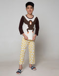 Boboo Boys Pajamas Long Sleeve T-Shirt Pants Gorilla 1 Set 