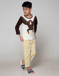 Boboo Boys Pajamas Long Sleeve T-Shirt Pants Gorilla 1 Set 