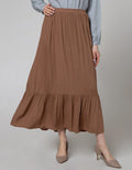 Annisa Maxi Skirt Gather With Bottom Gather