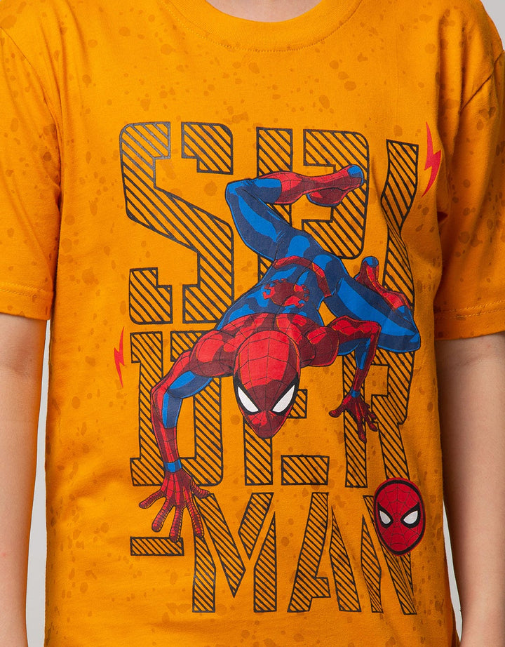 Marvel Sipderman Crawl Fotoprint Splash T-Shirt