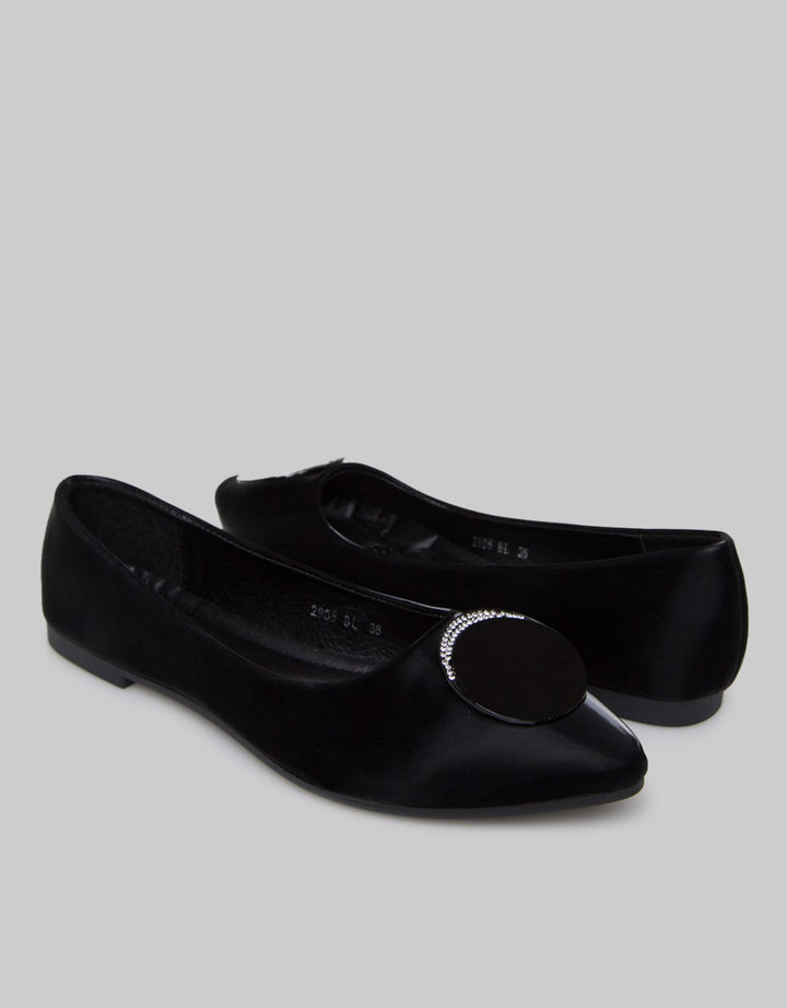 Laviola Beads In Circle Flat Shoes