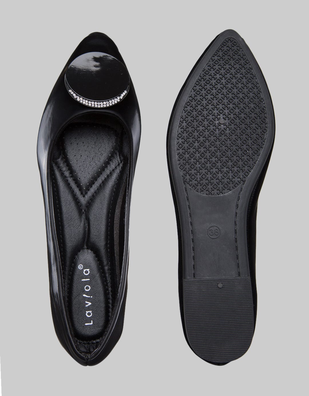 Laviola Beads In Circle Flat Shoes