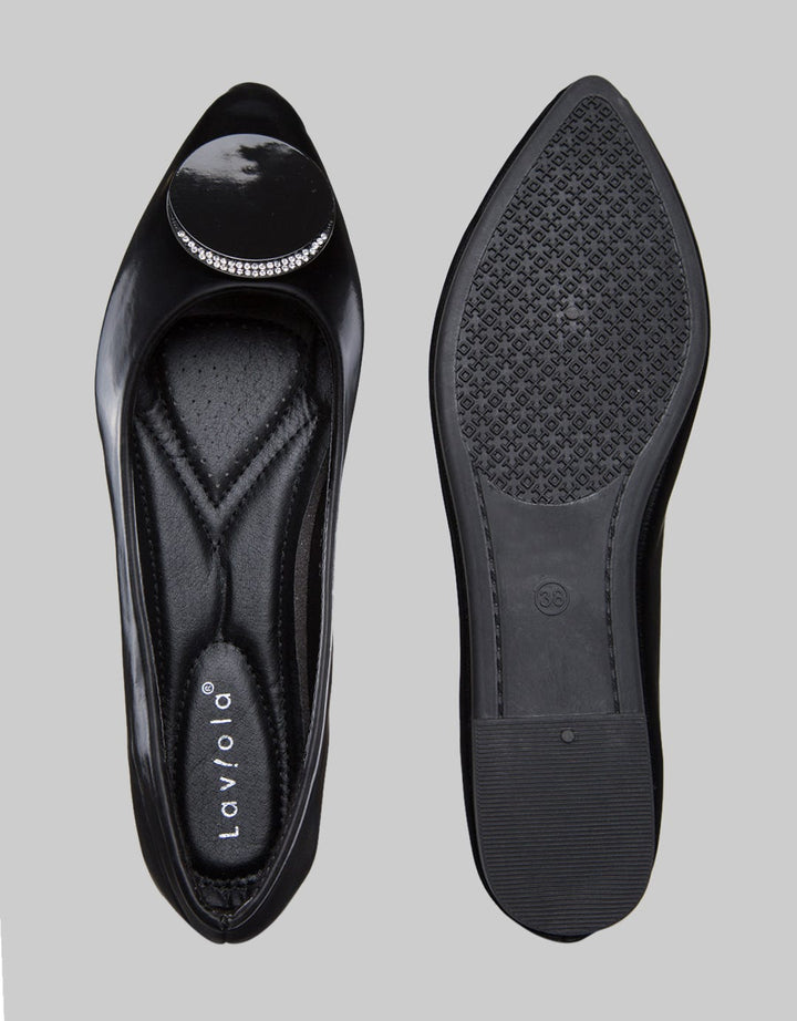 Laviola Beads In Circle Flat Shoes