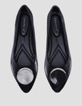 Laviola Pointed Round Accessories Women's Flat Shoes