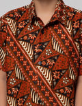 Arjuna Weda Boy Hem Batik Parang Segitiga