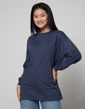 Nevada Long Sleeve Midi Dress Polkadot