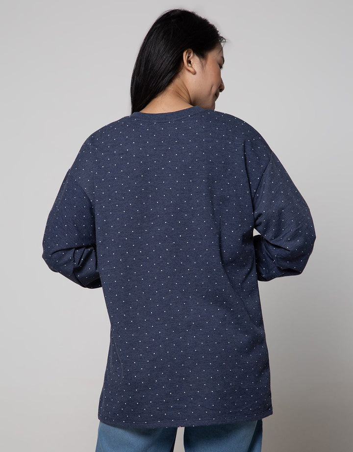 Nevada Long Sleeve Midi Dress Polkadot