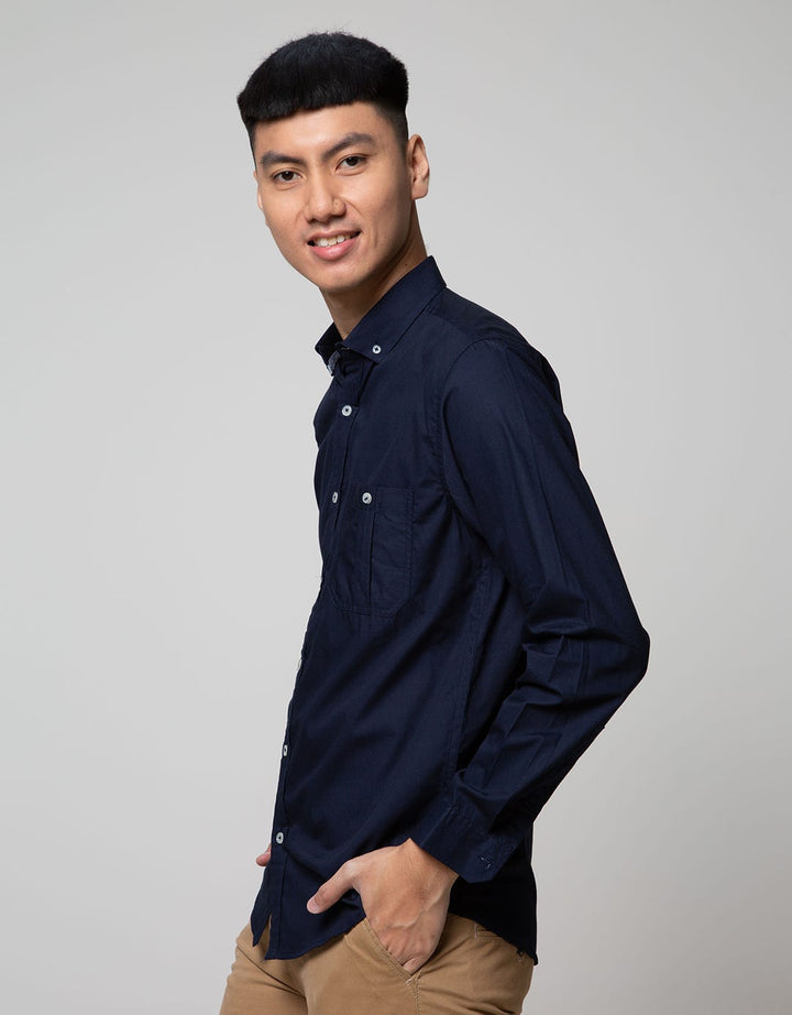 LR2 Long Sleeve Plain Poplin Shirt
