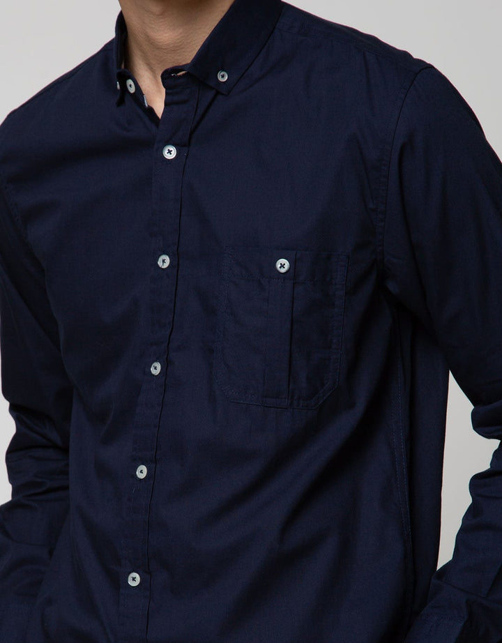 LR2 Long Sleeve Plain Poplin Shirt
