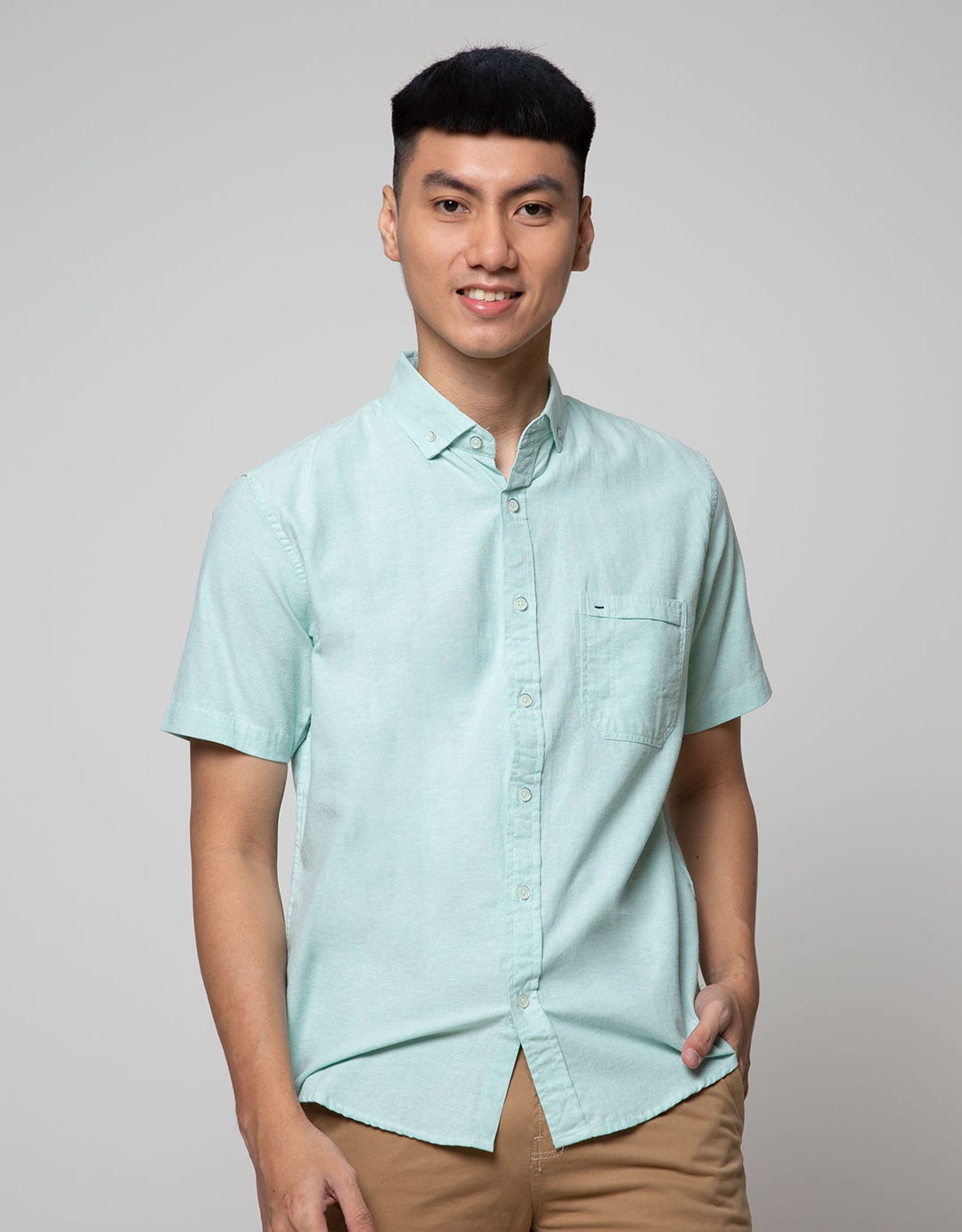LR2 Plain Pocket Oxford Shirt