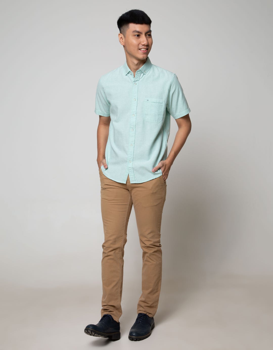 LR2 Plain Pocket Oxford Shirt
