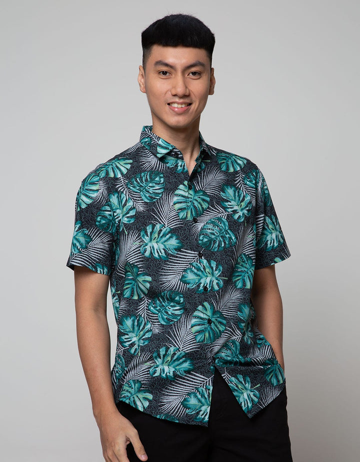 Larusso Short Sleeve Shirt Printing Batik Combination