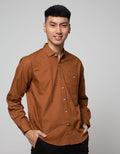 Larusso Plain Poplin Long Sleeve Shirt