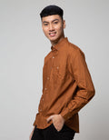 Larusso Plain Poplin Long Sleeve Shirt