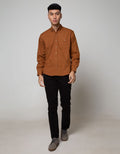 Larusso Plain Poplin Long Sleeve Shirt