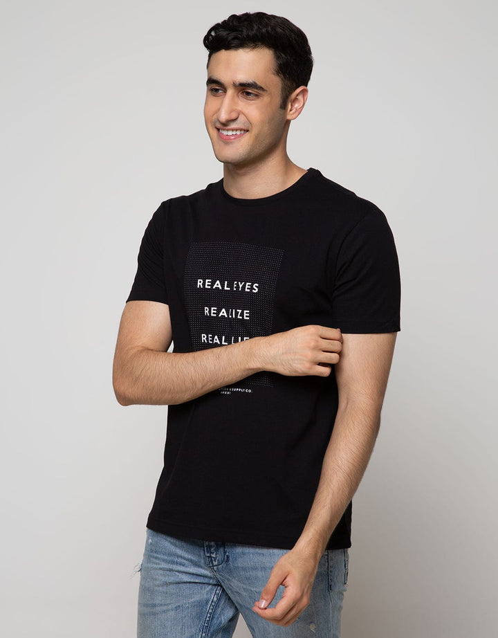 Freeride T-Shirt Pria Print Real Eyes