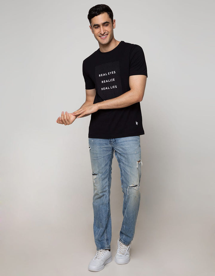 Freeride T-Shirt Pria Print Real Eyes