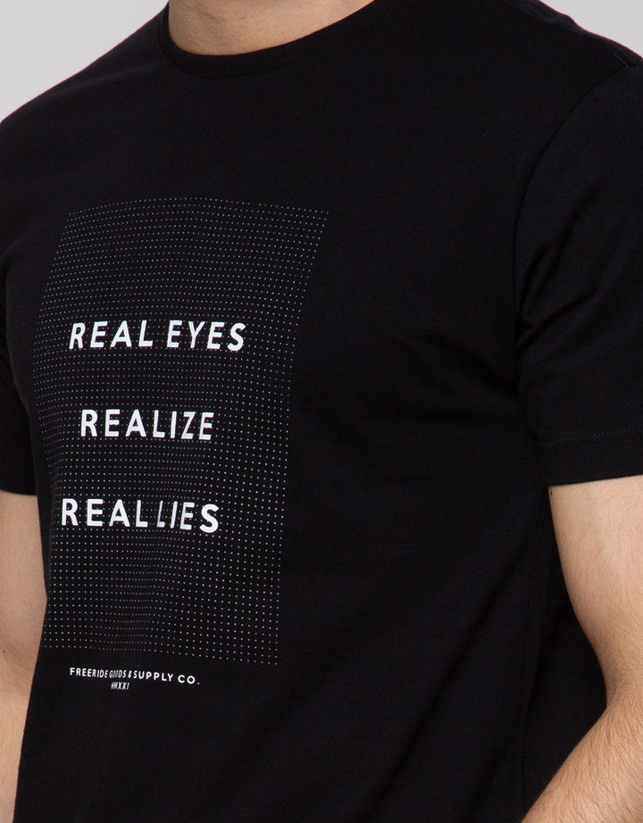 Freeride T-Shirt Pria Print Real Eyes