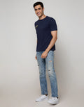 Freeride T-Shirt Pria Print Hunter