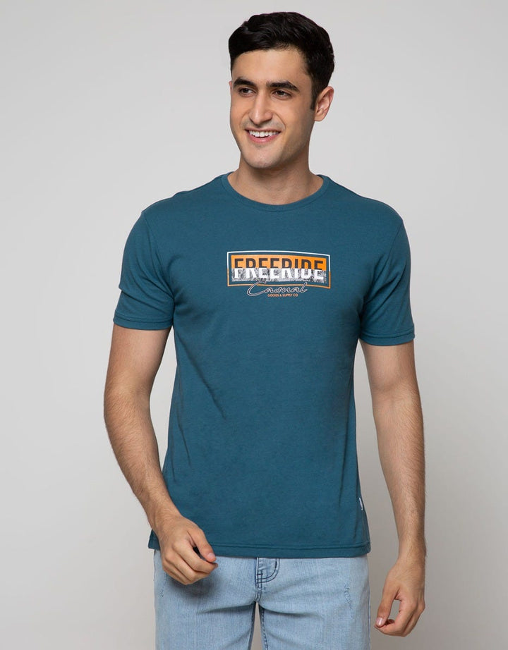 Freeride Printed Men's T-Shirt Yes