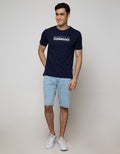 Freeride T-Shirt Pria Print Royale