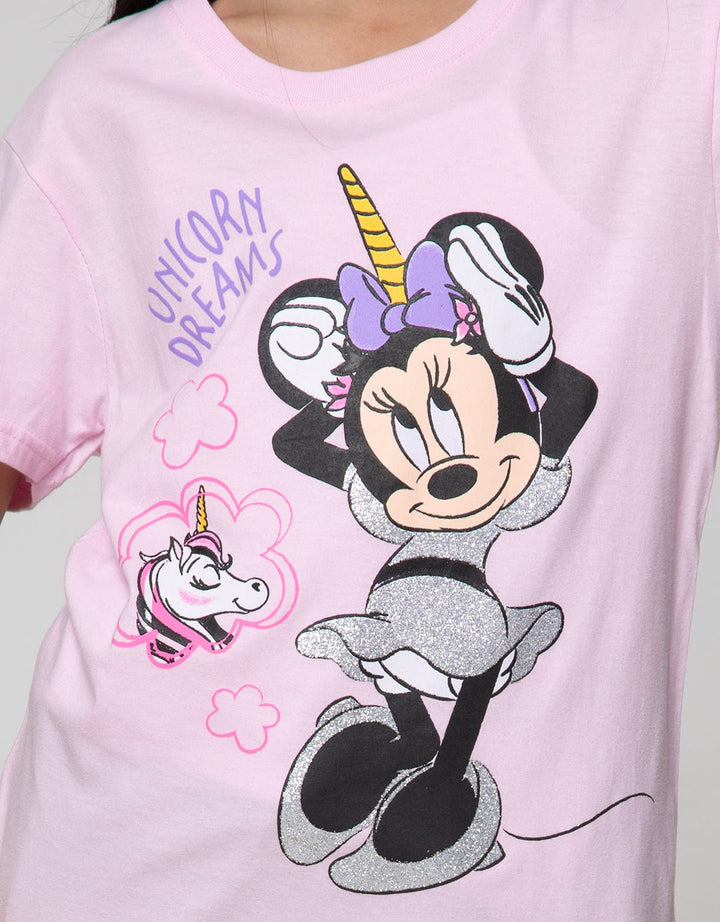 Disney Minnie Unicorn Short Sleeve T-Shirt