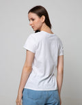 Details T-Shirt Photoprint Leaves In Abstract Background