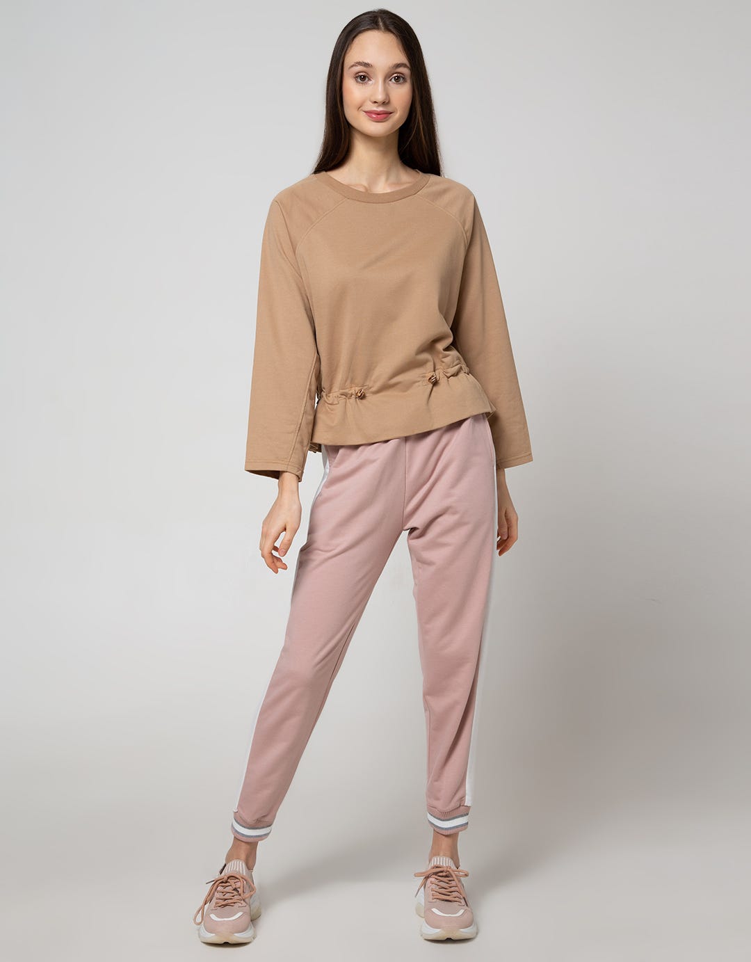 Details Sweater With Bottom String