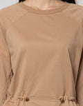 Details Sweater With Bottom String
