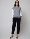 Details Long Pants High Rise W Button