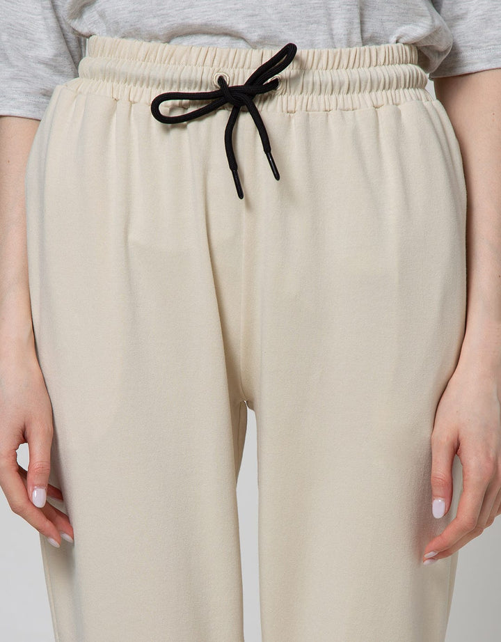 Details Long Pants With Rib Fab And String