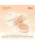 Wardah Colorfit Velvet Powder Foundation Refill 52N Almond 11 g