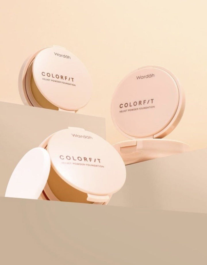 Wardah Colorfit Velvet Powder Foundation Refill 52N Almond 11 g