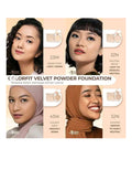 Wardah Colorfit Velvet Powder Foundation Refill 52N Almond 11 g