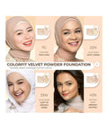 Wardah Colorfit Velvet Powder Foundation Refill 11C Pink Fair 11 g
