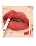 Wardah Colorfit Last All Day Lip Paint 07 Brick On 4.2 g