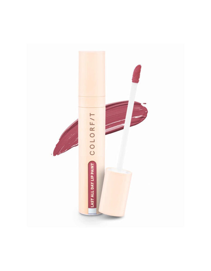 Wardah Colorfit Last All Day Lip Paint 10 Forever Mauve 4.2 g