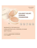 Wardah Colorfit Velvet Powder Foundation Refill 22N Light Ivory 11 g