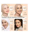 Wardah Colorfit Velvet Powder Foundation Refill 22N Light Ivory 11 g
