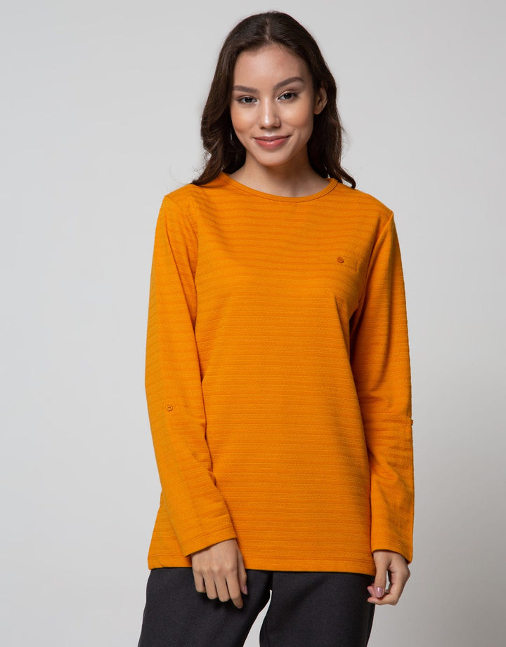 St. Yves Long Sleeve T-Shirt Embossed Dots