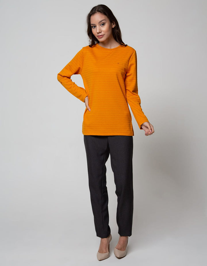 St. Yves Long Sleeve T-Shirt Embossed Dots