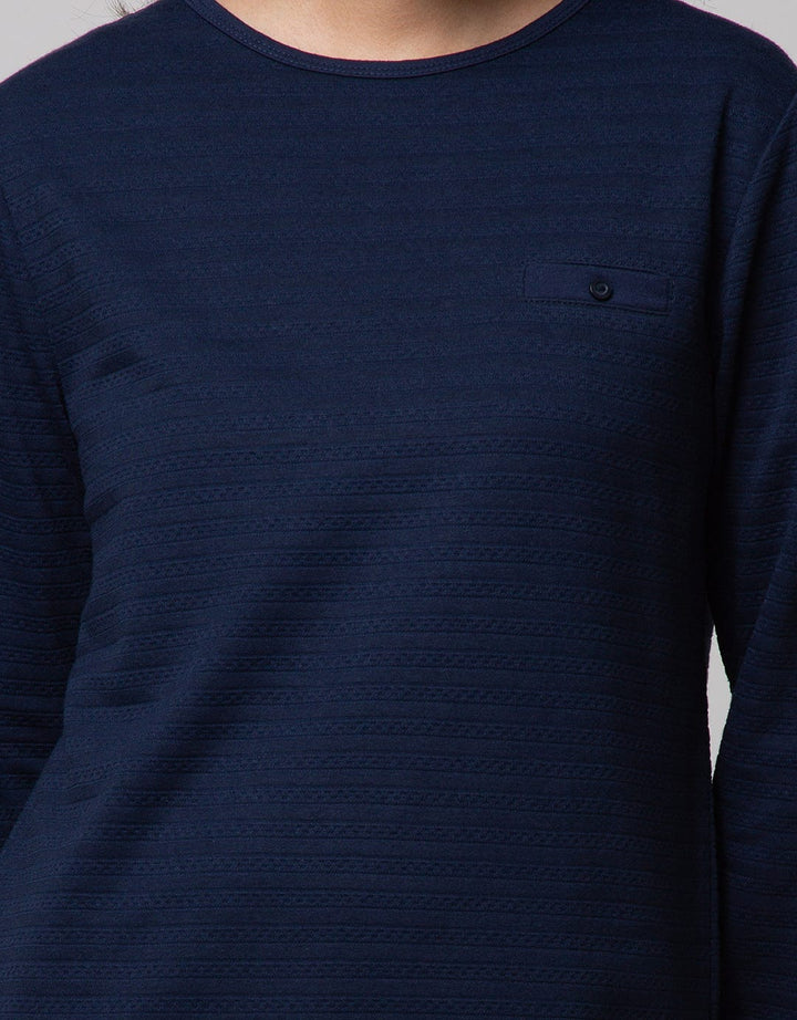 St. Yves Long Sleeve T-Shirt Embossed Dots