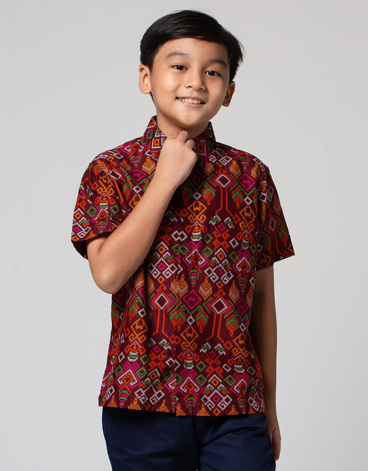 Krisna Wahyu Kemeja Batik Anak Laki-Laki