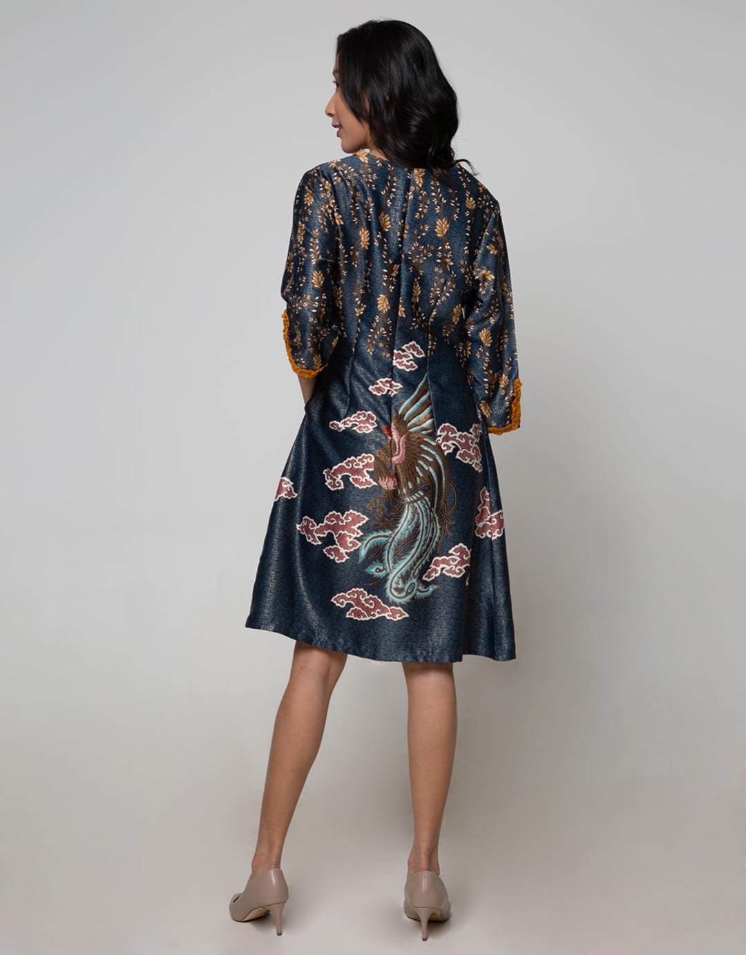 Krisna Wahyu Dress Batik Lengan Panjang