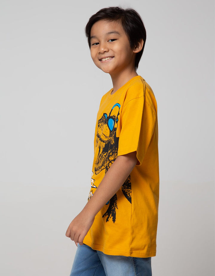 Aero Short Sleeve T-Shirt Print Simpletee Dino On