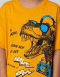 Aero Short Sleeve T-Shirt Print Simpletee Dino On